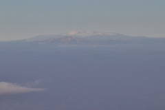 Blick auf die Sierre Nevada (160 km Luftlinie)